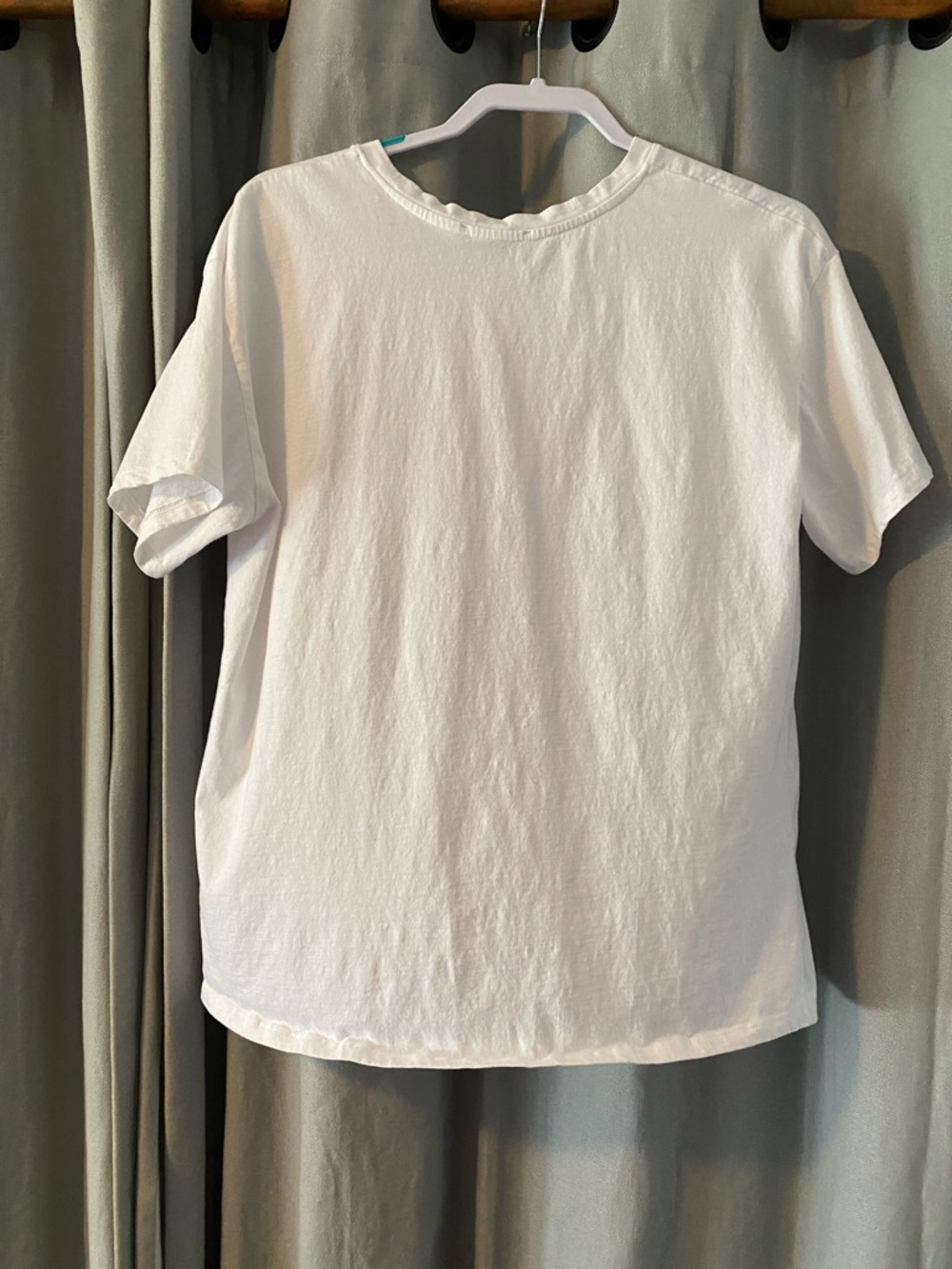 Zara White Mulholland Drive Graphic Tee with Yellow-Orange Print, Size XL - Picture 2 of 6